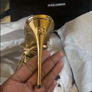 Dolce & Gabbana strap up heels worn once. Very comfortable and stylish.